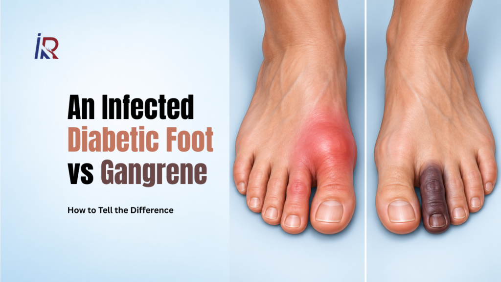 An Infected Diabetic Foot vs Gangrene: How to Tell the Difference