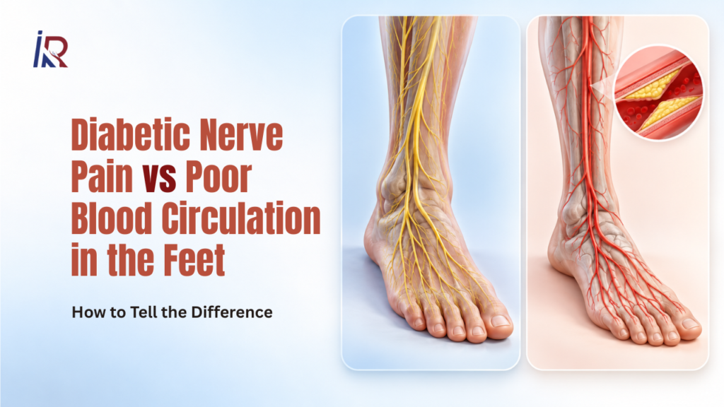 Diabetic Nerve Pain vs Poor Blood Circulation in the Feet: How to Tell the Difference