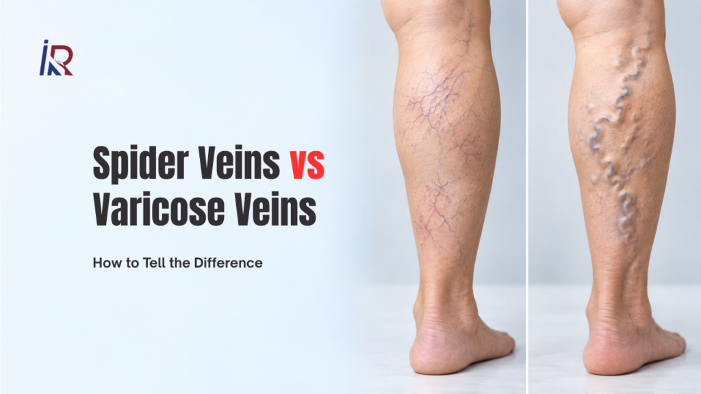 Spider Veins vs Varicose Veins: How to Tell the Difference